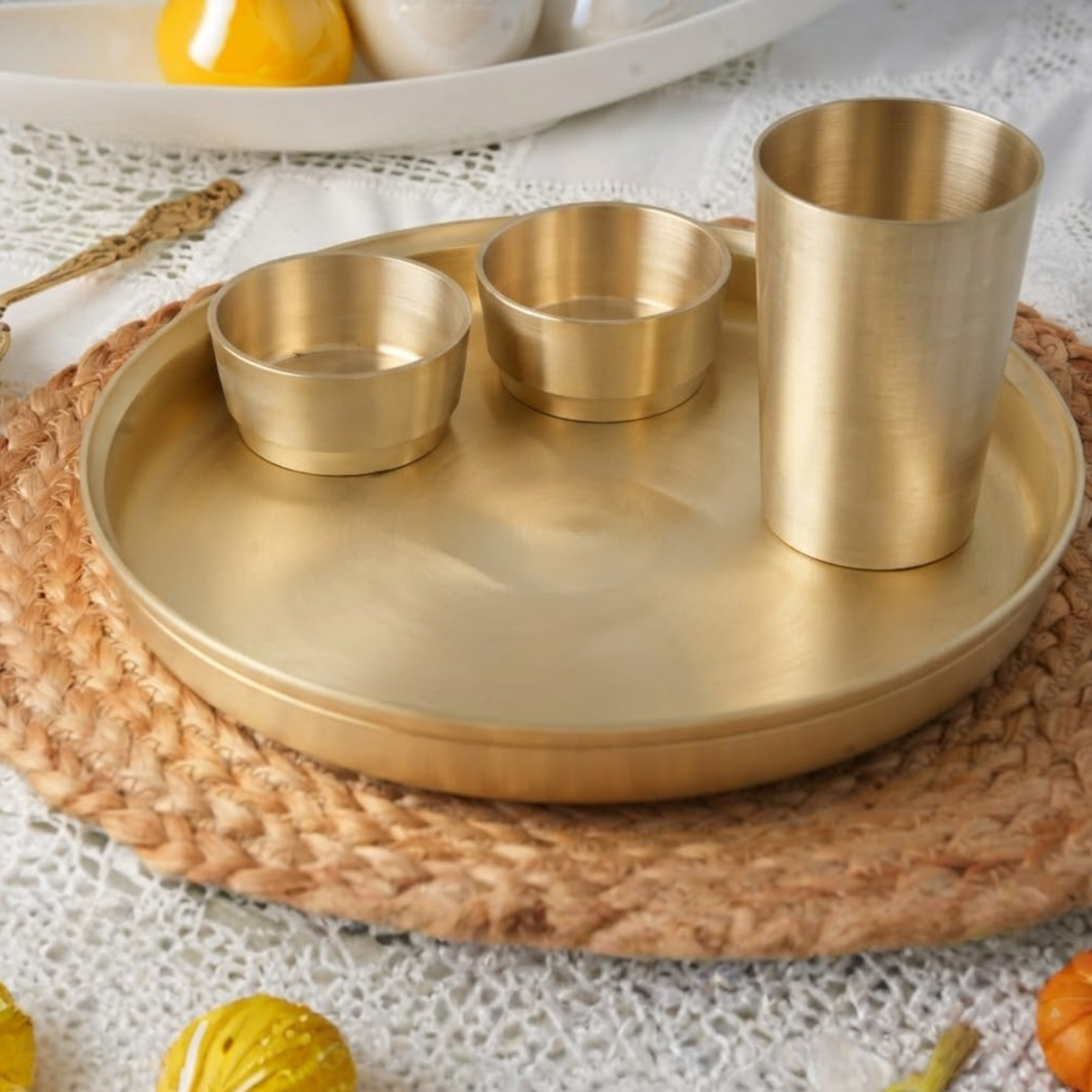 Bronze Thali Set