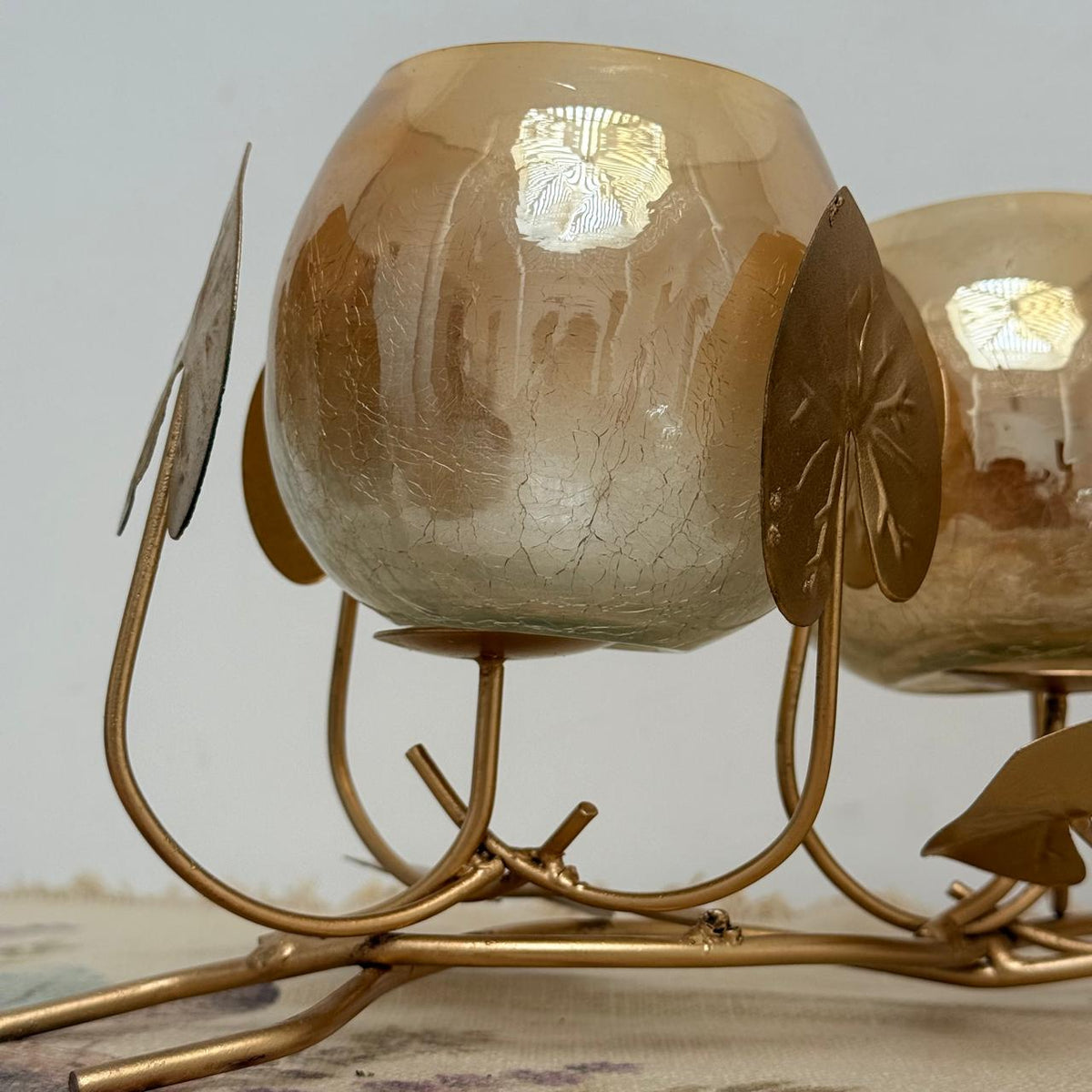 The Petal Glass Candle Stand