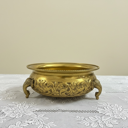 Brass fine embossed Uruli
